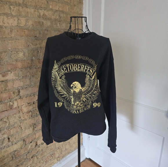 🏍 Daytona Biketoberfest Vintage Sweatshirt - Picture 5 of 9